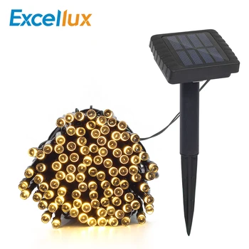

22M 200led Solar Led string light Warm white Decorate Light Solar Power led chain for Garden led fairy light Outdoor Decoration