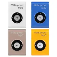 Мини IPX8 Водонепроницаемый 4 Гб MP3 плеер стерео без потерь Музыкальный плеер FM Радио Поддержка неразрушающего музыка мастер Управление