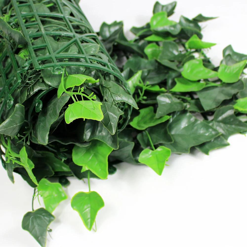 

Artificial Boxwood Hedge Privacy Fence Mats 10x10 inches UV Proof DIY Plants for Decorative Garden Balcony Wedding Backyard