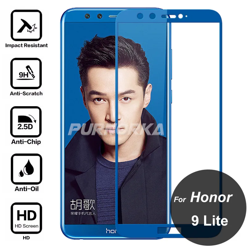 

For Huawei Honor 9 Lite Full Cover Screen Protector 9H Tempered Glass Covering Protective Film On LLD-AL00 LLD-L31 LLD L31 5.65"