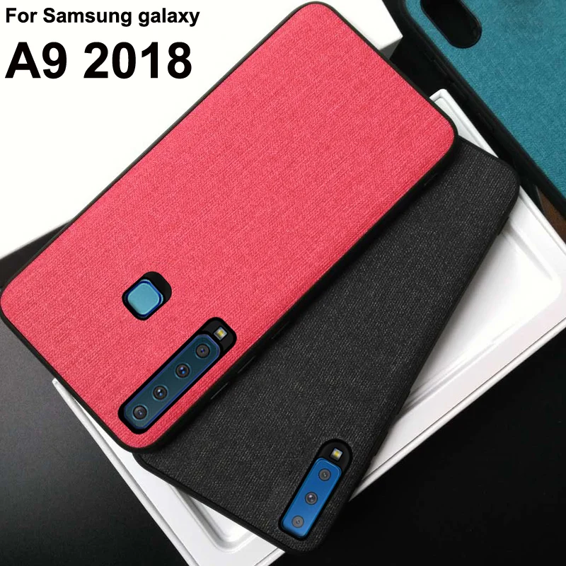 

Cases For Samsung Galaxy A9 2018 case A9S cover Cotton Fabric business cover For Samsung A9 Pro A9Pro 2018 A920 Cloth cases