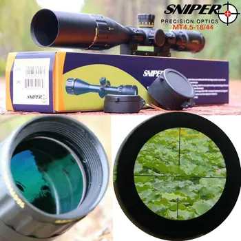 

SNIPER MT4.5-18X44 Hunting Riflescopes Tactical Optical Sight Locked Type Hunting Trail Rifles Scope Sight with mount rings