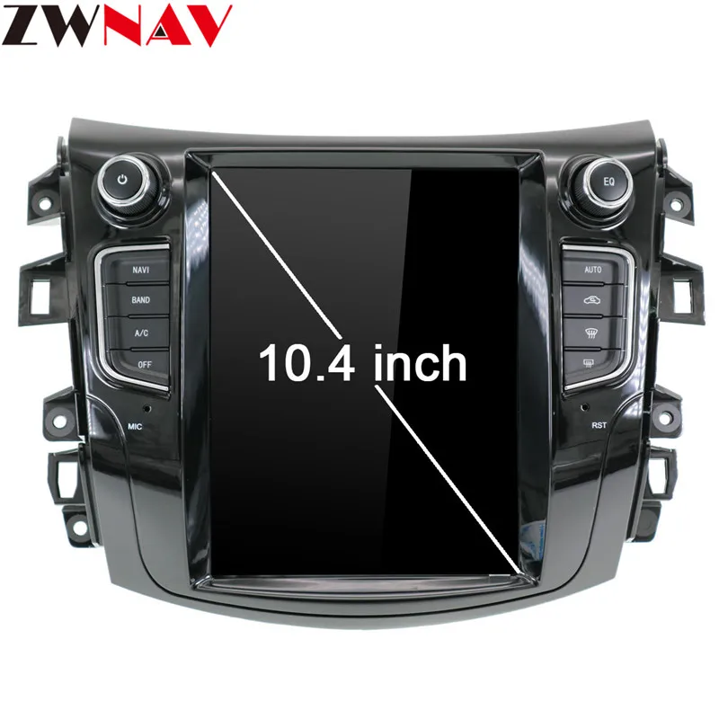Perfect Tesla style 10.4 BIG Screen Android 7.1 Car gps navigation unit For Nissan NP300 2014 2015 2016 2017 2018 radio stereo BT no dvd 5