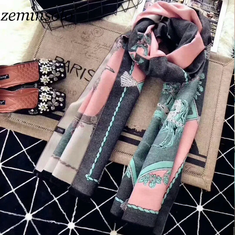 Goede Za Winter Vintage Sjaal Voor Vrouwen Wrap Bandana Print Bee Deken Vrouwen Lady Sjaals Sjaal Cape Kasjmier Sjaal Solid Hijab stola