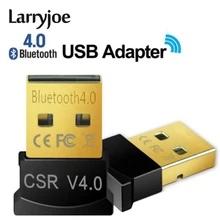 Larryjoe Bluetooth адаптер USB ключ для компьютера PC беспроводной USB Bluetooth передатчик 4,0 музыкальный приемник Bluetooth адаптер