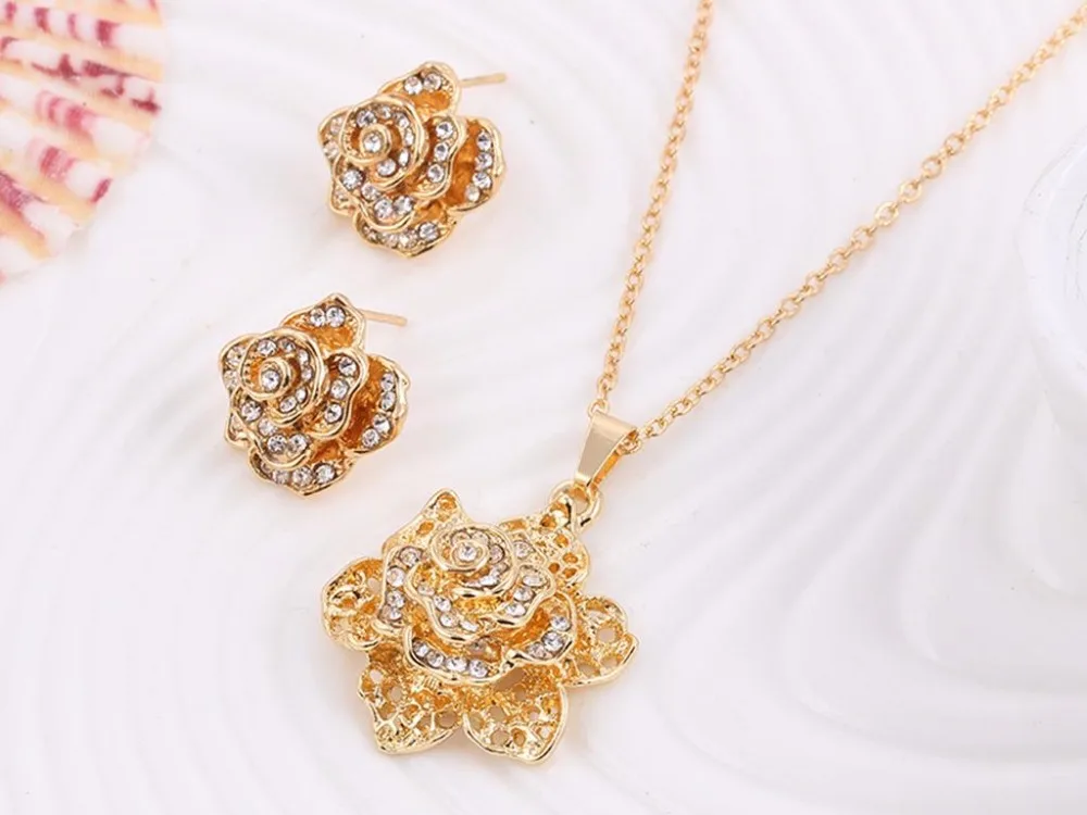 bridesmaid-jewelry-set-for-women-bridal-wedding-alloy-gold-australian-crystal-diamond-jewelry-necklace-earrings-party-jewelry-set (4)