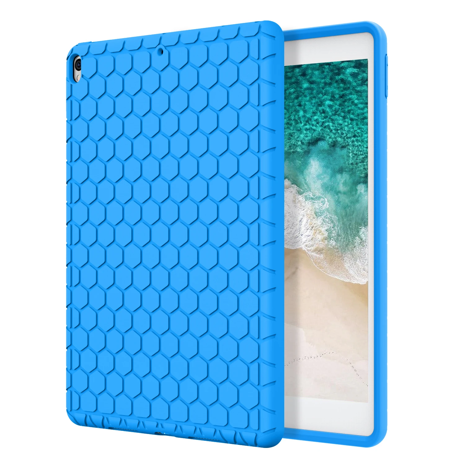 

MoKo Case For New iPad Air (3rd Generation) 10.5"2019/iPad Pro 10.5 2017 - [Honey Comb Series] [Kids Friendly] Light Weight