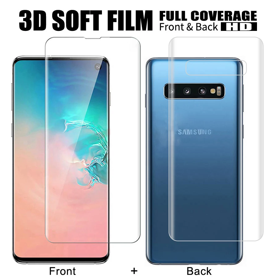 Front-Back-Full-Cover-Clear-Soft-TPU-Film-Screen-Protector-For-Samsung-Galaxy-S10e-Note-9