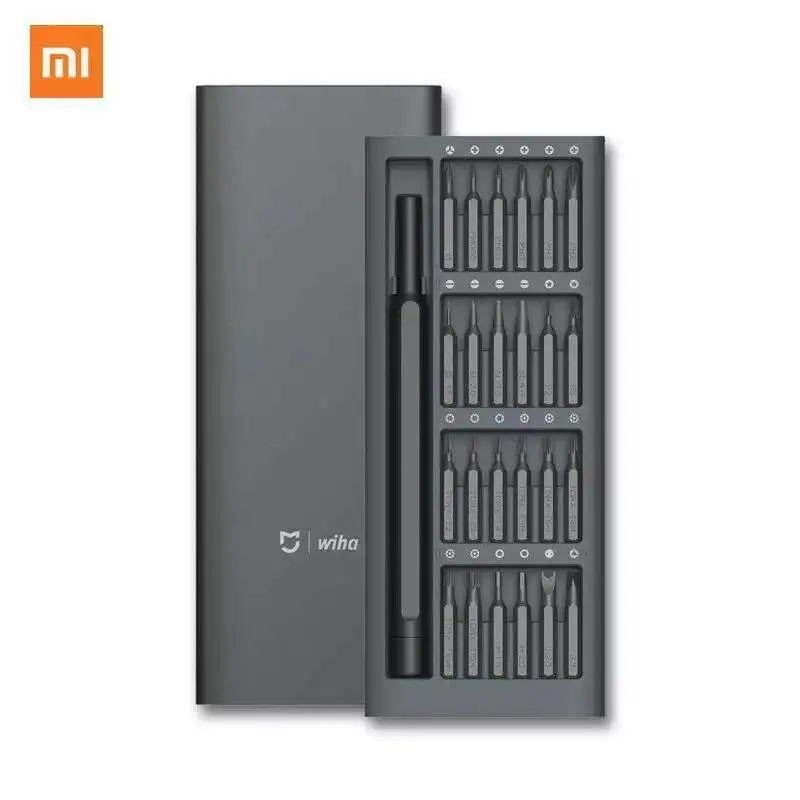 

Original Xiaomi Mijia Wiha 24 in 1 Precision Screw Driver Kit 60hrc Magnetic Bits Xiaomi Home Kit Repair Tools Xiomi Mijia