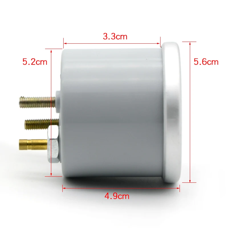 Универсальный 2 ''52 мм белый светодиод для автомобиля Turbo Boost Gauge Meter Pod Smoke New