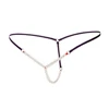 Сексуальные женские стринги и стринги Нижнее белье с жемчугом G String Crotchless PantiesThong женские трусы-танга ► Фото 1/6