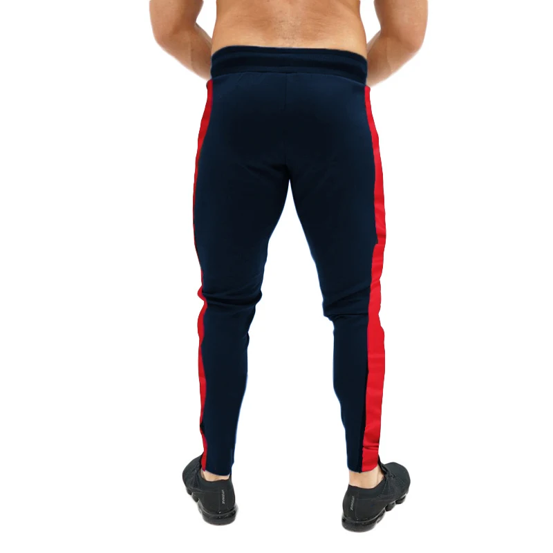 Мужские тренировочные брюки 2019 Евро размеры для похудения спортивные Сращивание шнурок сумка дизайн для мужчин's мотобрюки