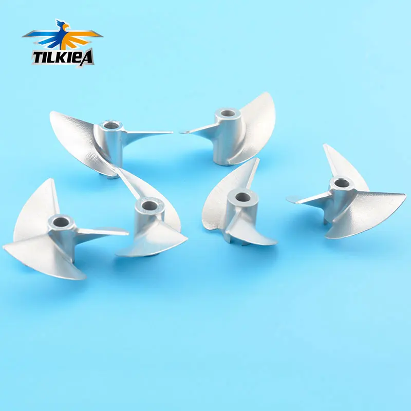 

High Quality D36mm Rc 4mm Propeller CNC Machined 2/3 blades Prop Alloy Propeller/Screw For 4mm Shaft Rc Boat