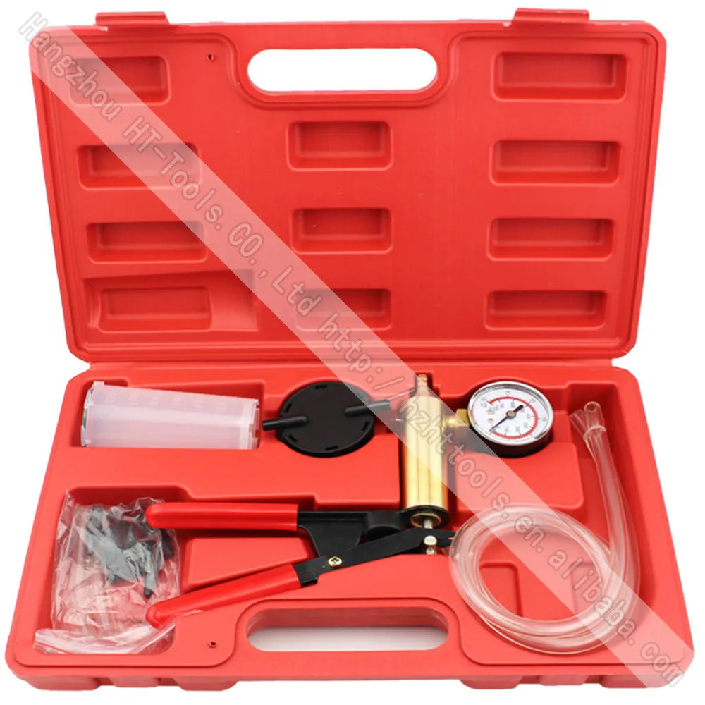 Prix pour Kit de Purge De frein et Hand Held Mini Pompe À Vide Kits Testeur 2 en 1-Copper Corps de Pompe Prix pour Kit de Purge De frein et Hand Held Mini Pompe À Vide Kits Testeur 2 en 1-Copper Corps de Pompe