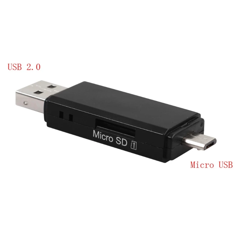 Micro USB OTG к USB 2,0 адаптер SD Micro SD кардридер для ПК мобильный телефон планшет