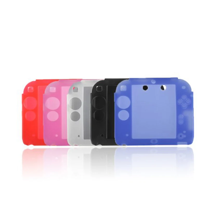

Silicone Case Cover for Nintendo 2DS Ultra Thin Soft Rubber Silicone Cover for 2DS Accessories Gel Protective Case skin 5 Colors