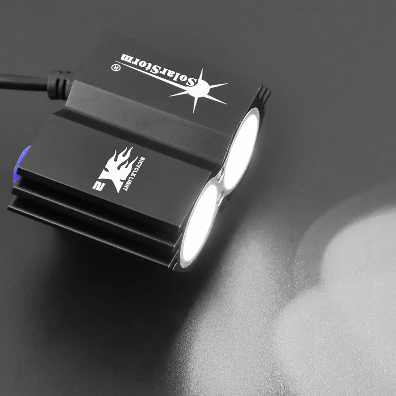 Top 5000 Lumen 2x XML U2 LED SolarStorm Cycling Bicycle Bike Front Light Lamp HeadLight Headlamp(Without Battery) 8 Top 5000 Lumen 2x XML U2 LED SolarStorm Cycling Bicycle Bike Front Light Lamp HeadLight Headlamp(Without Battery) 8