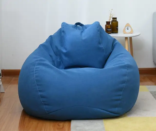 Home Lazy Bean Bag Sofa Living Room And Bedroom Soft Beanbag Chair Leisure Bed Outdoor Couch Tatami Single With Filler