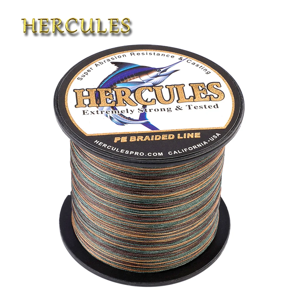 

Hercules Carp Fishing 8 Strands PE Braided Fishing Line 100M 300M 500M 1000M 1500M 2000M Pesca Saltwater Weave Camo Fishing Cord