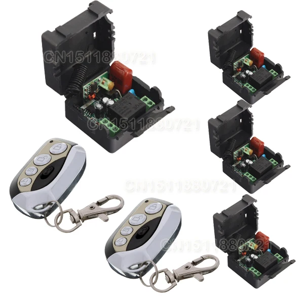 

Receiver Transmitter AC220V Remote Switches Remote Controller 315/433Mhz For LED Lamp ON OFF