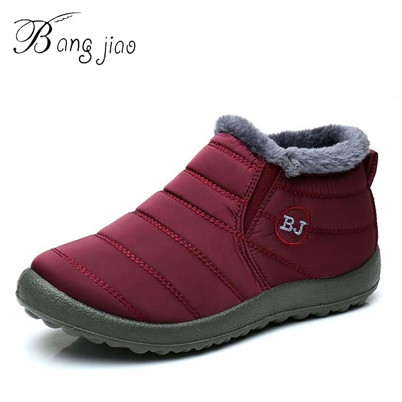 

NEW 2019 Women Boots Female Down Winter Super Warm Boots Waterproof Girls Ankle Snow Boots Ladies Shoes Woman Botas Mujer