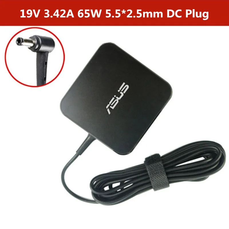 Цена Адаптер для ноутбука Asus 19V 3.42A 65W 5,5*2,5mm ADP 65DW A ADP 65AW A AC зарядное устройство для ноутбука Asus X550C A450C Y481C