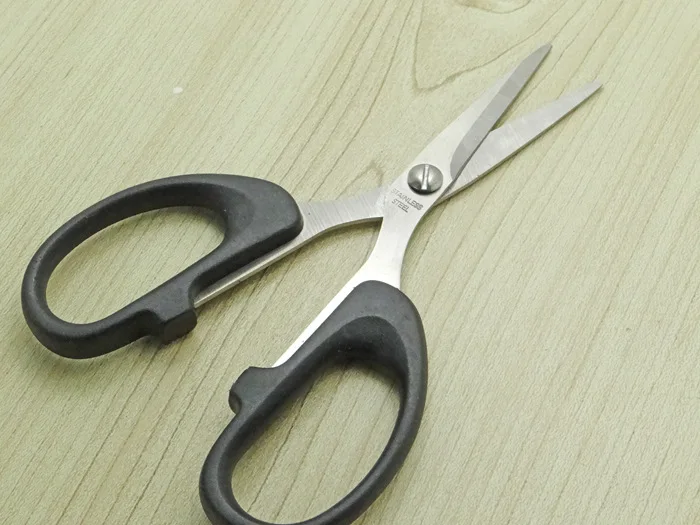 Офисные принадлежности расширенные ножницы бытовые из нержавеющей стали 16 см черные Офисные ножницы