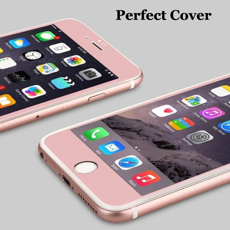 Volle Abdeckung Screen Protector Gehärtetem Glas Für iPhone 5 5S SE 5C 6 6S 8 Plus X 7 gehärtetem G