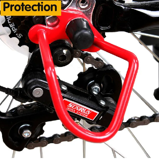 Overstretches mountain bike one protection frame rear derailleur