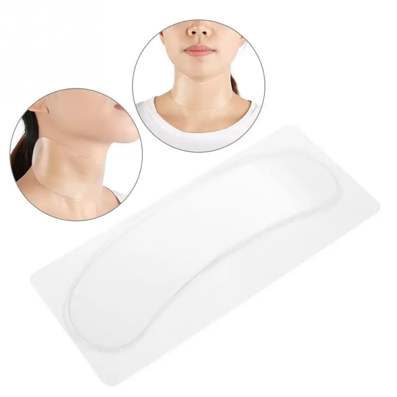 Silicone Neck Care Pad Anti-wrinkles Aging Reusable Washable Neck Tape Skin Care Anti Aging Breast Lifting Chest Patch Flesh