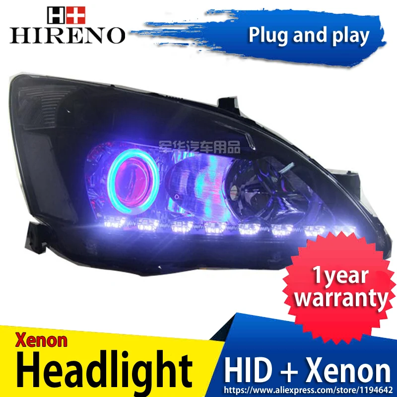 Car custom Modified Xenon Headlamp for Honda Accord 2003 2007