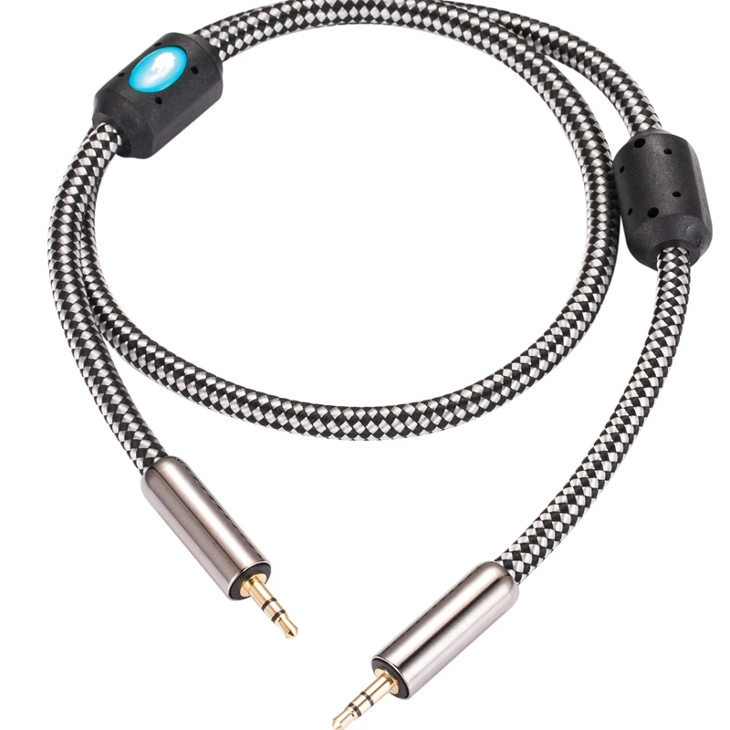 Hifi 1/8 &quotмини джек 3 5 мм штекер AUX кабель ПК телефон наушники автомобиль