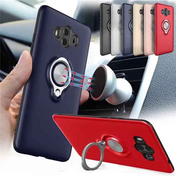 Для HUAWEI Mate 10 Pro чехол Гибридный Броня держатель Магнитный кронштейн с присоской