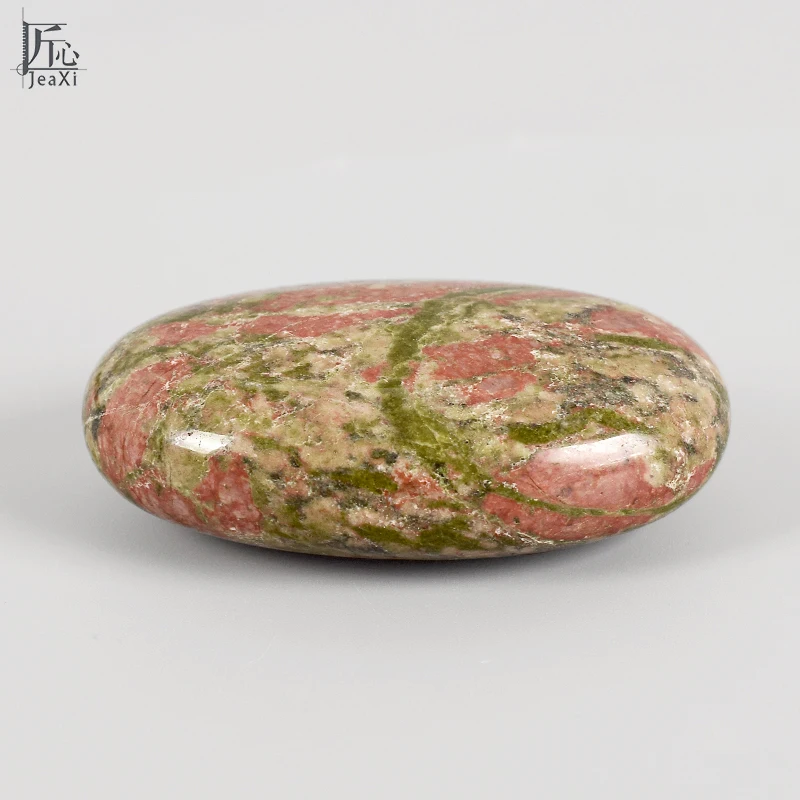 

Massage Soap Stones Natural Unakite Energy Stone SPA Rocks quartz and mineral Basalt Therapy Pain Relief Health Care Tool