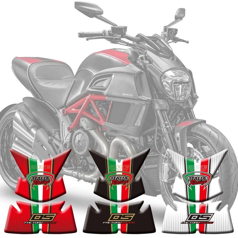 Мотоциклетные 3D наклейки на топливный бак защитные для Ducati Multistrada 620 1000 1100 2004 | Наклейки и стикеры -32955449496