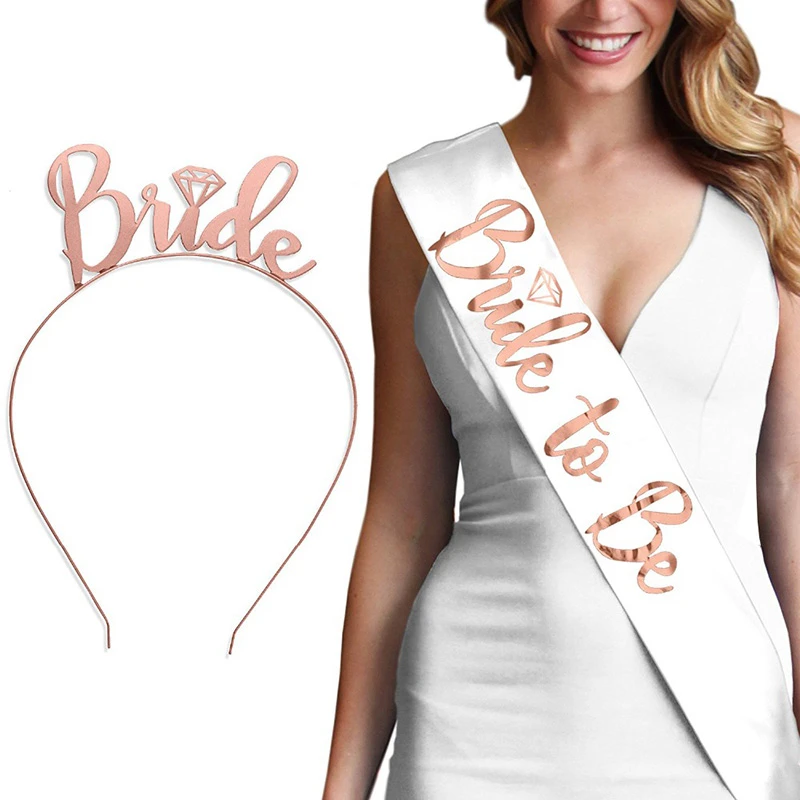 bride to be sash bras and things