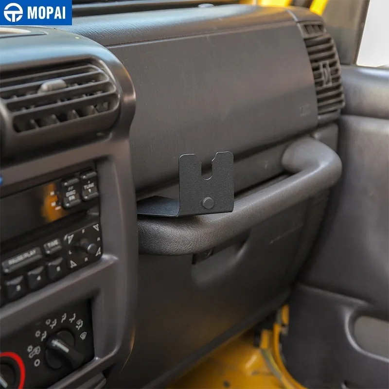 MOPAI накладки для салона автомобиля Jeep Wrangler TJ Walkie Talkie кронштейн держатель для телефона Подставка для Jeep Wrangler TJ 1997-2006