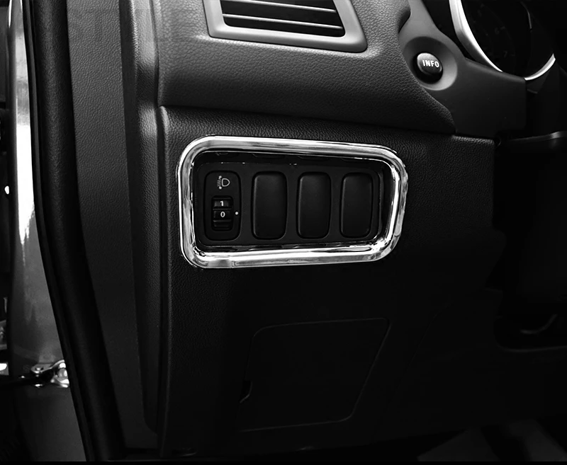 Для Mitsubishi ASX 2013 2018 Бесплатная доставка Хромированная Внутренняя регулировка фары