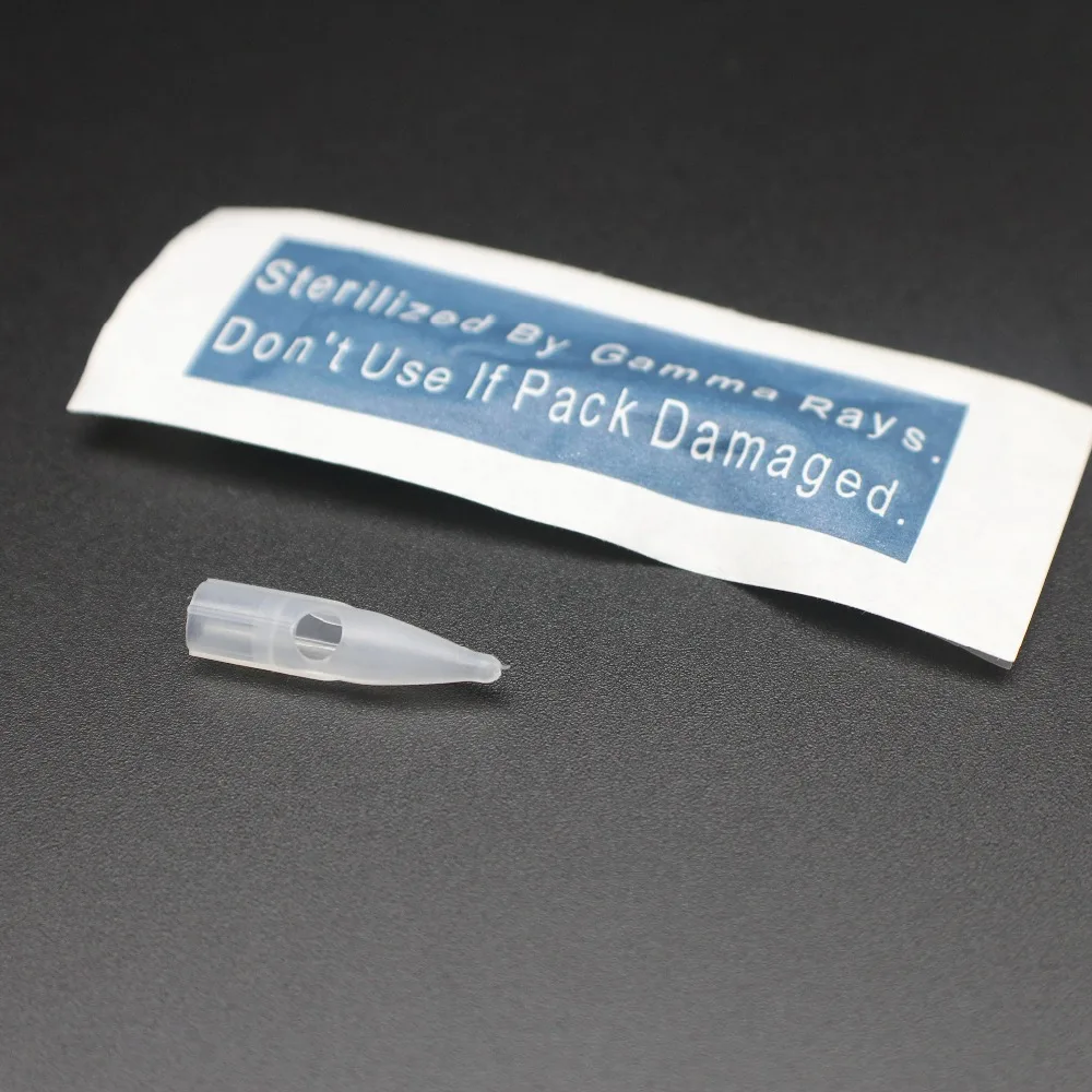 100Pcs Sterile Disposable Permanent Makeup Eyebrow Lip Tattoo Tips Needle Caps For Merlin Mosaic Dragon Tattoo Machine