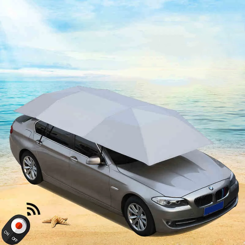كامل التلقائي سيارة سقف مظلة الظل سيارة في الهواء الطلق يغطي اللاسلكية عن بعد خيمة UmbrellaTravel سقف مع التحكم عن بعد