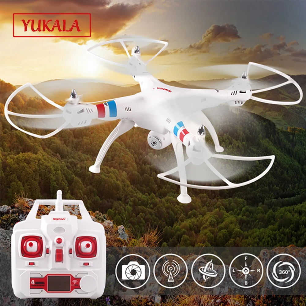 

Free shipping 100% Original X8C RC 6-axis Drone 4CH 2.4G HD 2MP Camera Unmanned aerial vehicle vs X8 X8A X8W RC Airplane