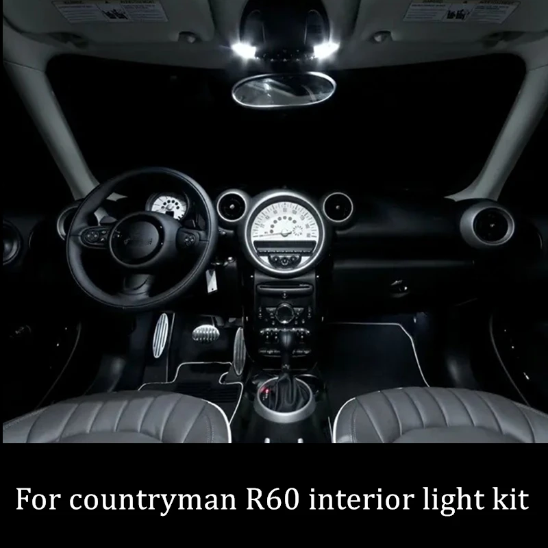 14 шт. яркий интерьер светильник комплект для мини купер Countryman R60 led doom лужа лампы