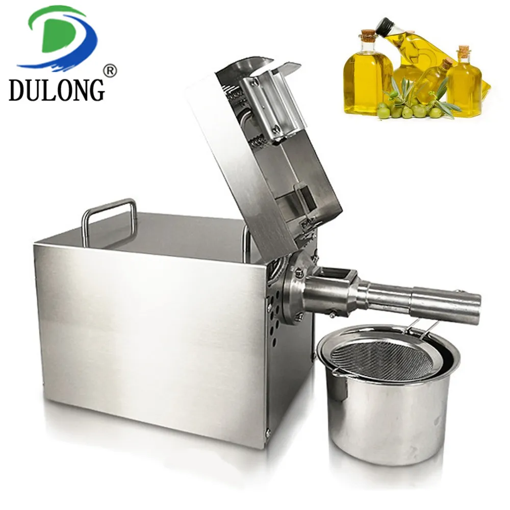 Small coconut oil extraction machine, olive oil press machine, soybean and peanut oil processing machine for commercial or home Small coconut oil extraction machine, olive oil press machine, soybean and peanut oil processing machine for commercial or home