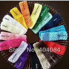 1.5 дюйма крючком руководитель группы конфеты Банданы для мужчин аксессуары для волос Дети вафли Банданы для мужчин 26 цветов U Палочки 60 шт./лот