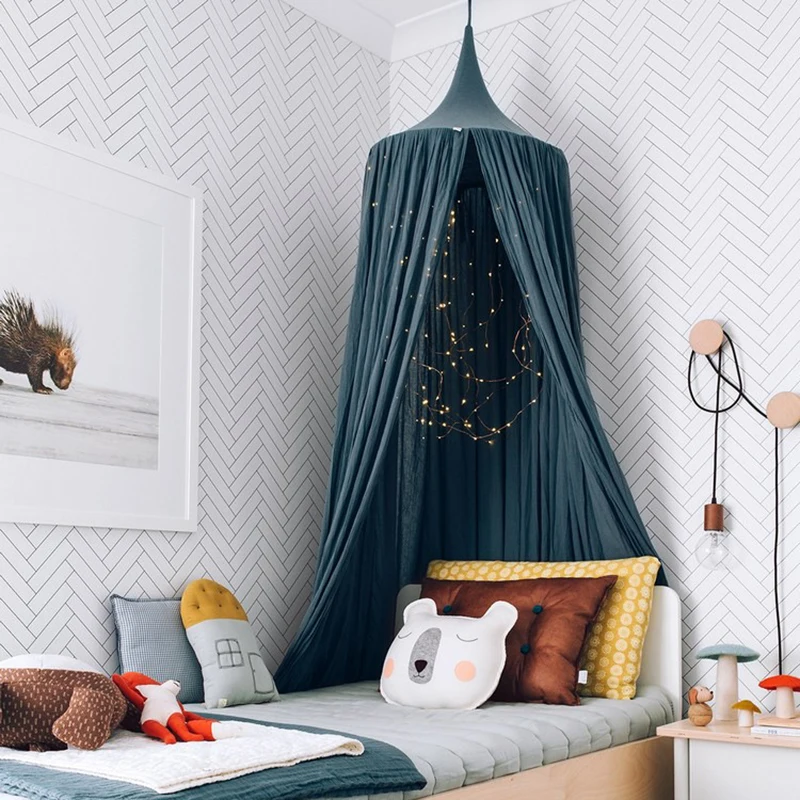 

Baby Canopy Mosquito Net Anti Mosquito Princess Bed Canopy Girls Boy Room Decoration Bed Canopy Pest Control Cotton Reject Net