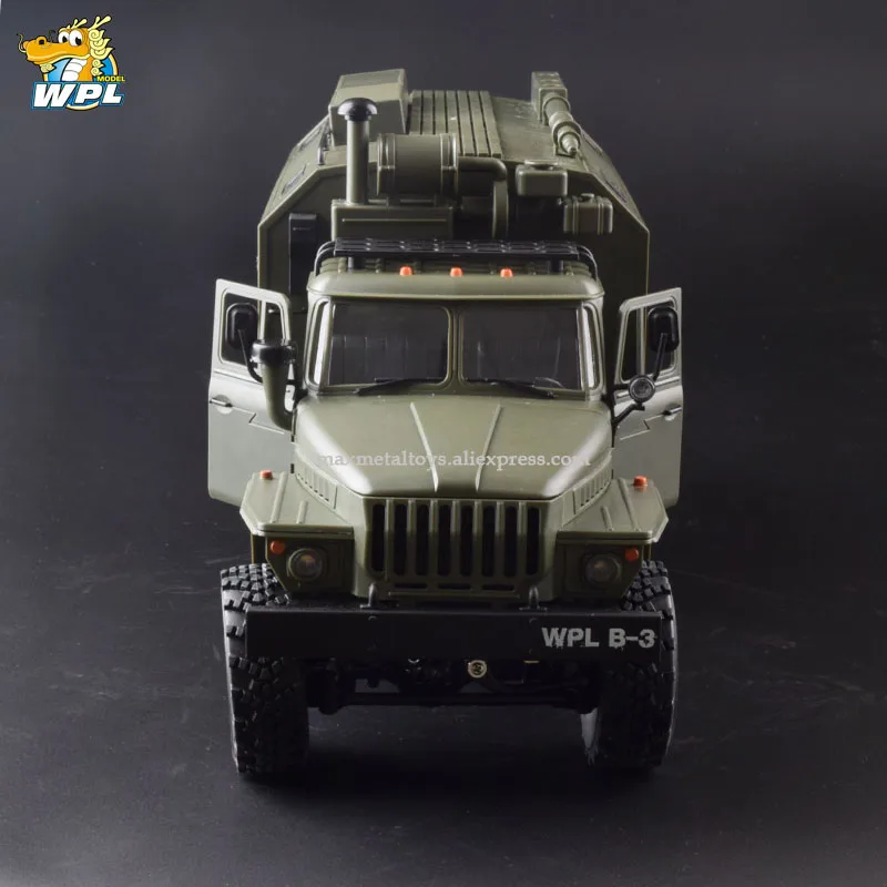 WPL B36 1:16 RC Car 2.4G 6WD Military Truck Crawler Command Communication Vehicle RTR Toy Carrinho de controle