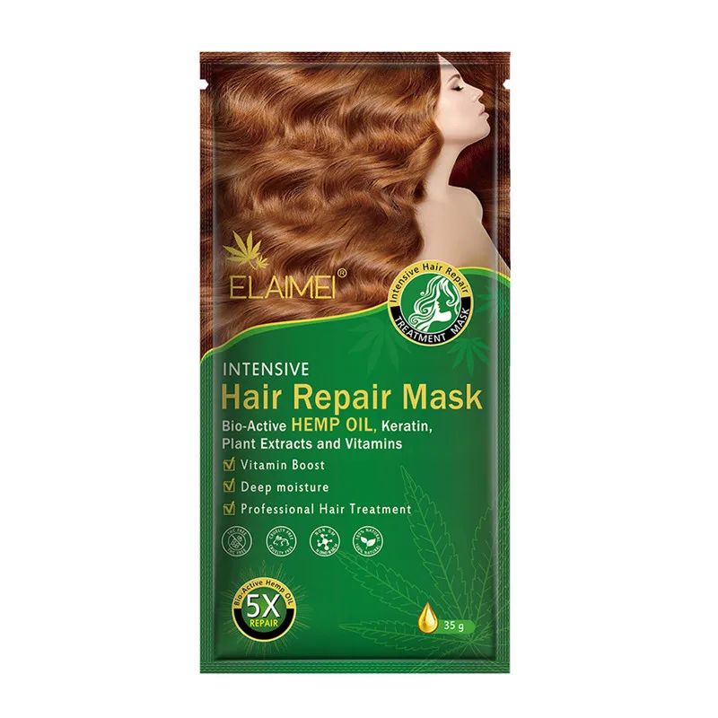 Пеньковое масло, автоматическое восстановление, нагревание, Паровая маска для волос, сглаживание, увлажняющее масло для лечения волос, сухая, чистая кожа головы, маска для ухода за волосами