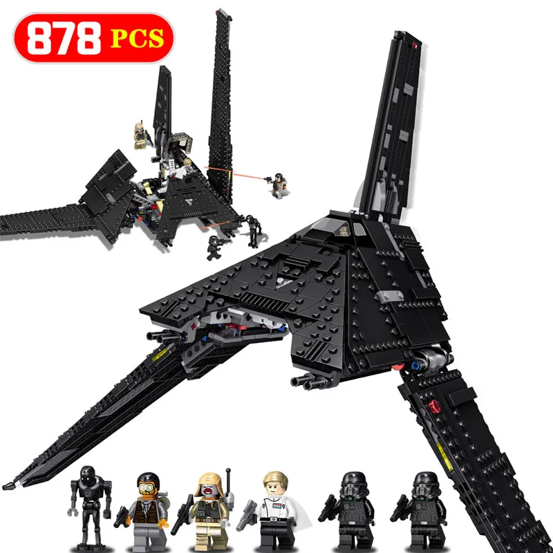 

Hot Krennic's Imperial Shuttle Microfighter Compatible LegoINGLYs StarWars Movie Figures Building Blocks Bricks Kids Toys Gifts