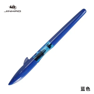 

JINHAO 993 All Colour small Shark Student practice Fine Nib blue Fountain Pens New with 5pcs ink sac