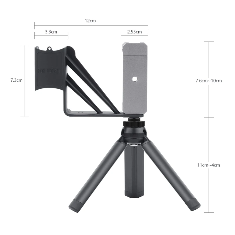 Крепление для телефона складной штатив для-Dji Osmo Карманный ручной карданный Стабилизатор камеры Стенд Портативный кронштейн держатель зажим Крепление для обуви